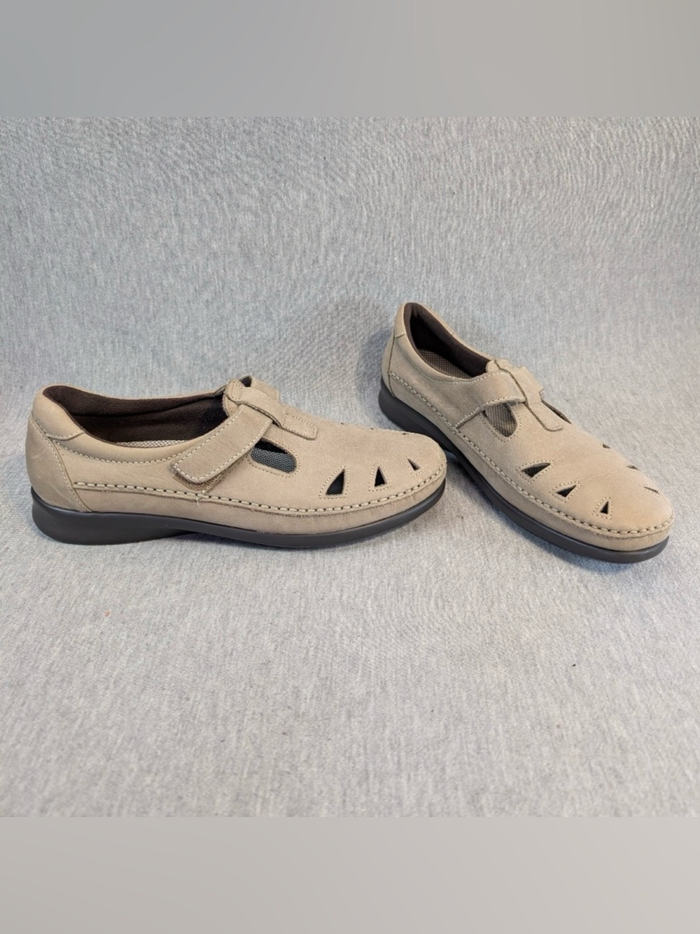 9.5 N Sage Nubuck SAS Tripad Comfort shoe, Roamer